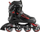 Patina inline Movino Cruzer B2, të rregullueshme 38-41, kushineta ABEC-9, të zeza me të kuqe