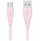 Kabllo USB Usams Green Series SJ714, USB A në USB C, 1m 18W 3A, rozë
