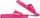 Pantofla plazhi Kappa 242794, slip-on, logo Kappa, rozë