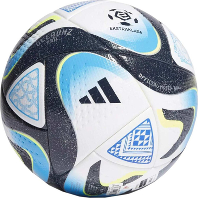Top futbolli Adidas Ekstraklasa Pro, për ndeshje, PU, i bardhë me blu