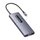 Hub USB C Blitzwolf BW NEW TH8, 10 në 1, HDMI RJ45, gri metalik, set 2 copë