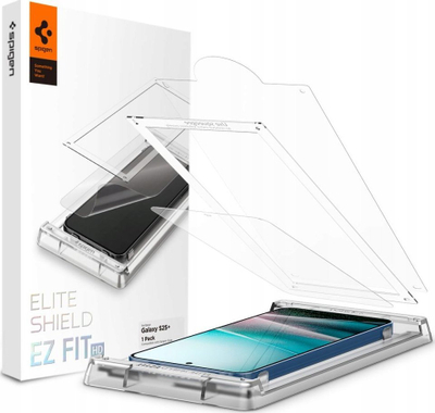 Заштита за екран Spigen EliteShield EZ Fit HD, Samsung Galaxy S25 Plus, проѕирна