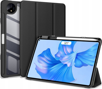 Këllëf tablet DuxDucis Toby Huawei MatePad Pro 11 2022, me kapak i zgjuar, me mbajtëse për stylus, i zi