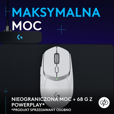 Maus gaming Logitech G309 Lightspeed, wireless, optik, i bardhë