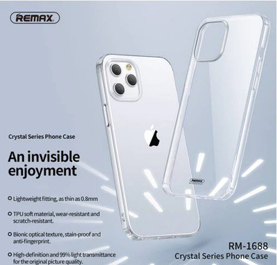 Mbrojtëse Remax Gintton Series RM-1692 për iPhone 13, transparente 10257