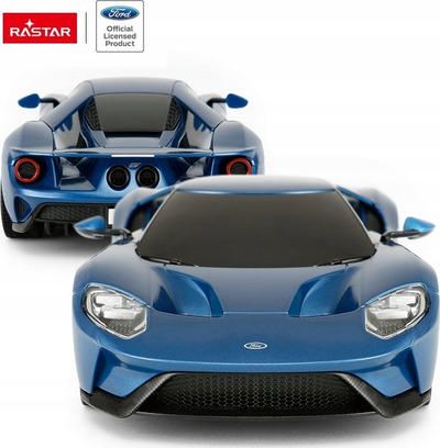 Makina me telekomandë Rastar Ford GT, shkalla 1:24, për kalamaj 5+, shumëngjyrëshe