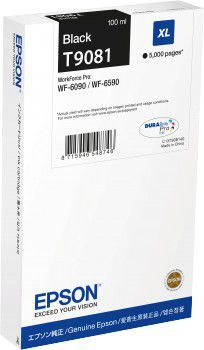 Мастило за принтер Epson C13T908140 T9081, 100 ml, црна боја