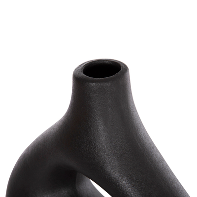 Dekor tavoline qeramike Isil 29,5x11x29Hcm (HM4597.02), zezë