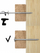 Vida për dru Koelner Carpentry Screws 8x380mm, set 25 copë, ngjyrë ari