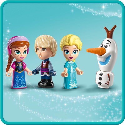 Set lodër LEGO Disney 43218 Frozen, karusel magjik, 4 figura, shumëngjyrësh