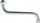 Gripë rubineti Hydroland Spout S 3/4", 160mm, krom