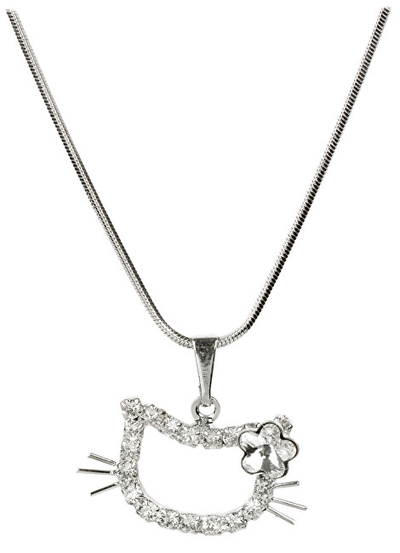 Qafore Troli Girls Kitty flower Crystal