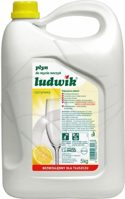 Lëng për larje enësh Ludwik Lemon, 5L