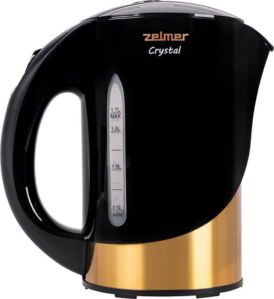 Çajnik elektrik Zelmer ZCK7630 Crystal, 1.7L, 2200W, i zi gold