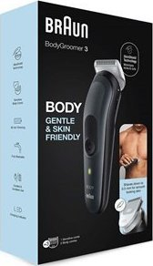 Тример за тело Braun BG3340, за мажи, SkinShield, црн