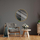 Декоративно кружно ѕидно огледало, 50cm, златна рамка