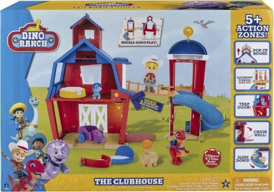 Set lodrash Jazwares Dino Ranch Clubhouse DNR0041, me drita dhe tinguj, 3 figura, shumëngjyrësh
