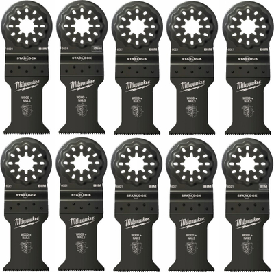 Set tehesh Milwaukee Bi-Metal Starlock, 35x42mm, 10 copë, ngjyrë e zezë