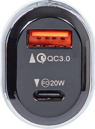 Karikues veture 75-777 G38a, USB dhe USB-C, 38W, i zi