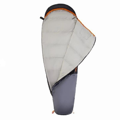 Thes gjumi NILS CAMP Ultra Light NC1705, mummy 215cm, pranverë-verë, gri e errët