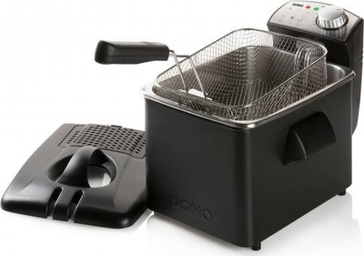 Фритеза DOMO DO1014FR, 4.5L, регулирање на температура, бела