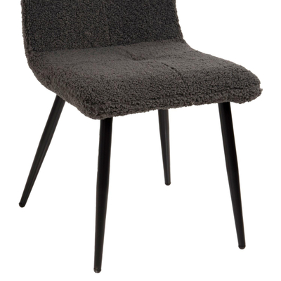 Karrige Shelly 48x64x87Hcm (HM8590.01), gri/ zezë