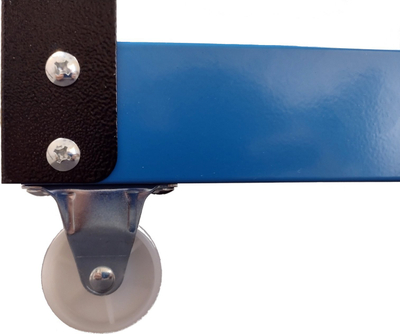 Karroc pune Silver, me 3 rafte, me sirtar, 150 kg, blu