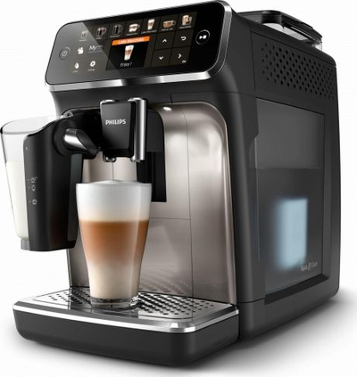 Aparat kafeje Philips Series 5400 LatteGo EP5447/90, automatike, mulli i integruar, i zi