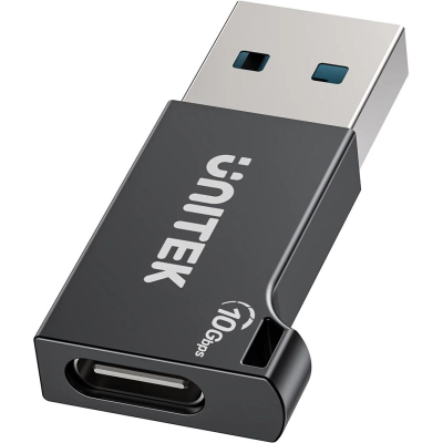 Adapter USB Unitek USB A në USB C, 10 Gbps, i zi