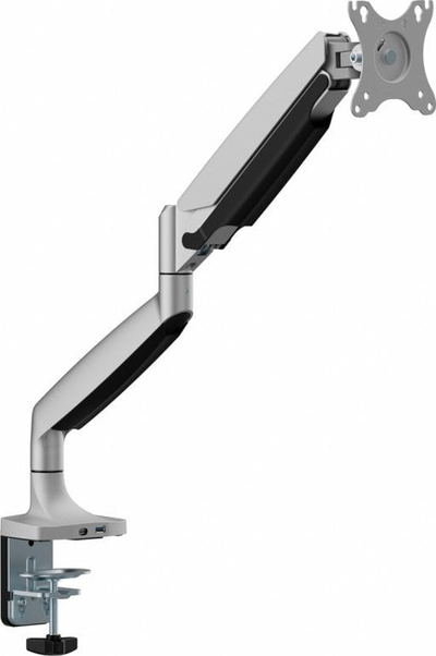 Mbajtëse monitori ART L-35HD, 17-45", gas spring, gri