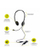Kufje PORT Designs Office USB Stereo, të zeza