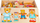 Puzzle druri Smily Play Four Bears, familje arushësh, lodër me mësim