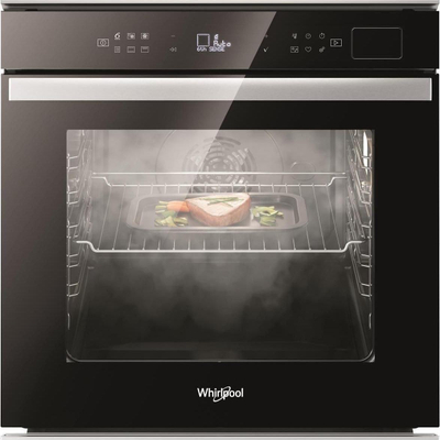 Furrë e integrume Whirlpool W7 OM4 4S1 P BL, 73L, me ventilator, e zezë