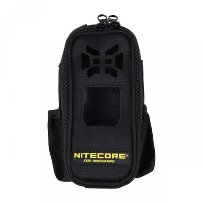 Etui mbrojtës Nitecore NRH10 për EMR10, poliester 600D, xhepa anësorë, i zi