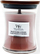 Qiri WoodWick Pressed Blooms &amp; Patchouli, medium hourglass, erë lulesh dhe patchouli, rozë
