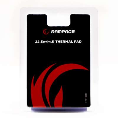Jastëk termik Rampage XTP-001, 38×38×0.2 mm, 22.5 W/mK, gri