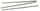 Shpuese metalike cilindrike Proline HSS 6 mm 10 copë (77460