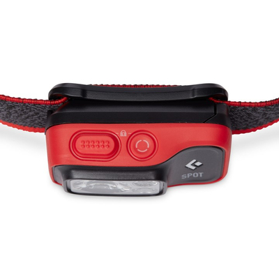 Llambë shirit koke Black Diamond Spot 400, 400 Lumens, LED, e zezë/e kuqe