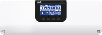 Kontrollues ngrohje Tech Eight-zone L-X STLXWH, 8 zona, me modul WiFi, i bardhë