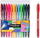 Set stilolapsa Easy Stationery Easyliner, 12 copë fineliner, shumëngjyrëshe