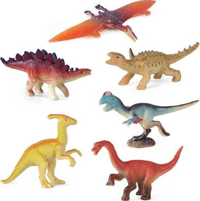Set lodrash Woopie Dinosaurë XXL, 18 figura, me enë plastike, shumëngjyrësh