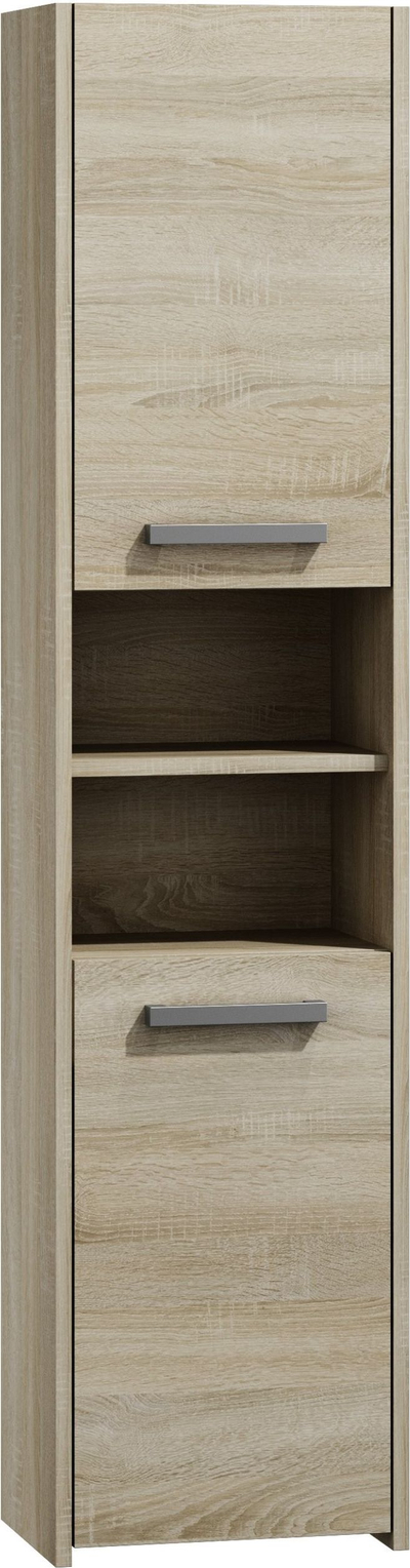 Орман за бања Topeshop S40 SONOMA, 40cm, 6 прегради, боја sonoma oak