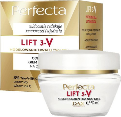 Krem fytyre Perfecta V-Lift, 60+, 50 ml, për lëkurë të pjekme