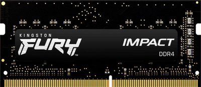 Memorie RAM Kingston Fury Impact, SODIMM, DDR4, 16 GB, 3200 MHz, CL20