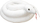 Lodër pelushi gjarpën mascot, 300 cm, e bardhë