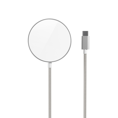 Mbushës pa tel Epico UltraBase Qi2 Mag+ EO50, 15W, MagSafe, i argjendtë
