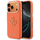 Kapak telefoni Guess Hardcase Resin Logo, iPhone 17 Pro, portokalli