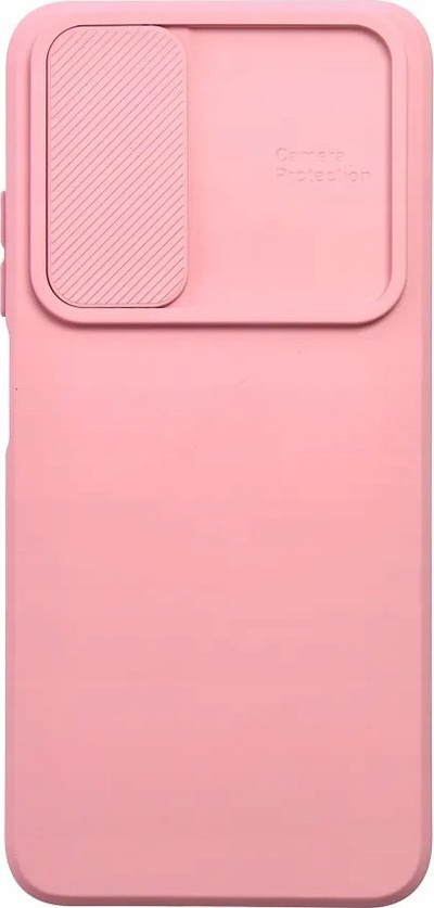 Kapak telefoni silikoni për Samsung Galaxy A54 5G, TPU, me kapak kamere, rozë