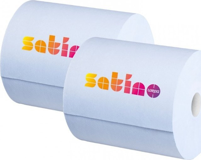 Letër-tharëse duarsh Wepa Satino, rrotullë e madhe, profesionale, e bardhë