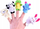 Set kukulla gishtash Animals ZA3675, 10 copë, pelush, shumëngjyrëshe